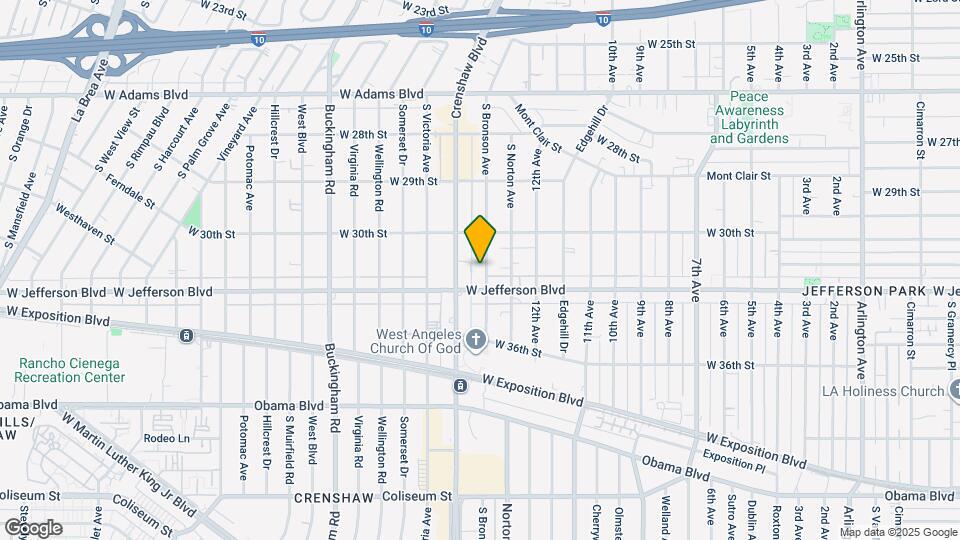 3043 S Bronson Ave Map and Location Details