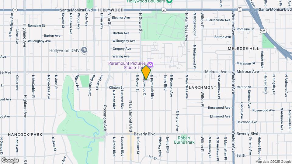 618 1/2 N Beachwood Dr Map and Location Details