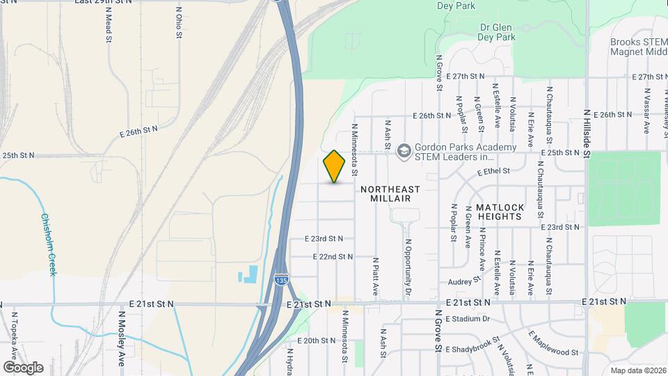 1827 E McFarland St Map and Location Details