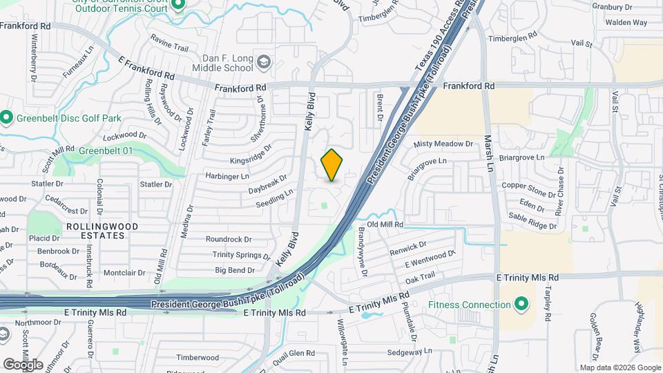 2872 Harbinger Ln Map and Location Details