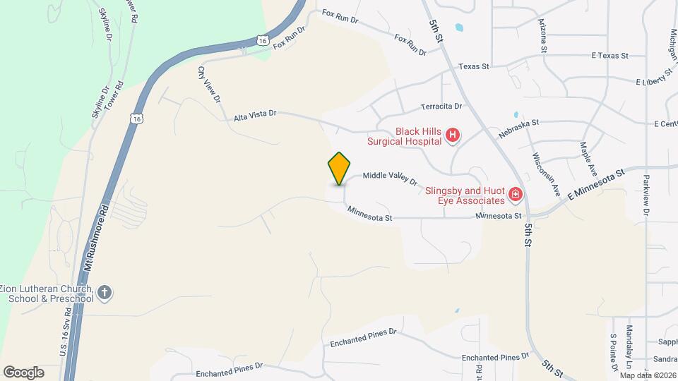 680 Middle Valley Dr Map and Location Details