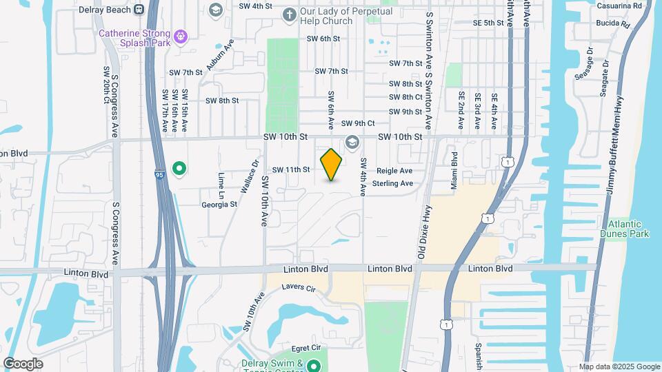 580 Lucky Ln Map and Location Details