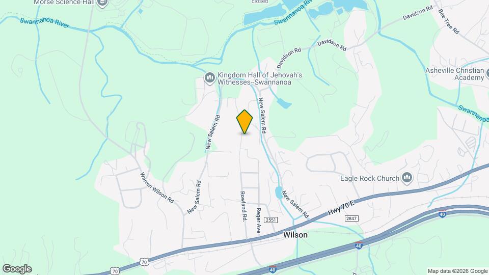 436 Rowland Rd. Map and Location Details