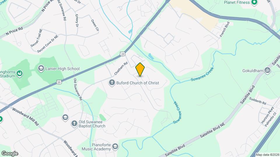 4168 Brynhill Ln Map and Location Details