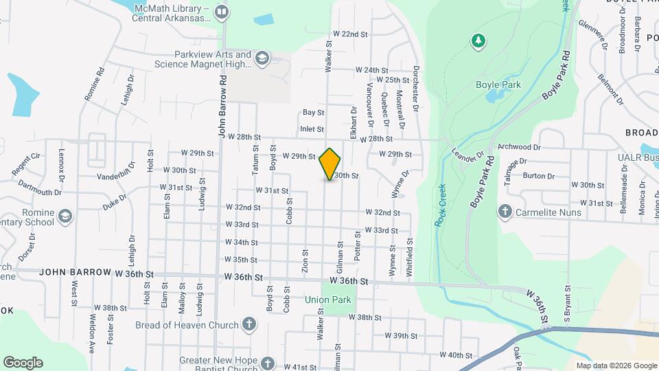 3015 Walker St Map and Location Details