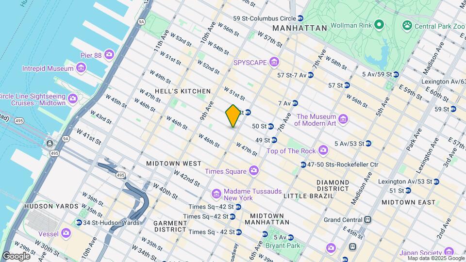 787 Eighth Ave Map and Location Details