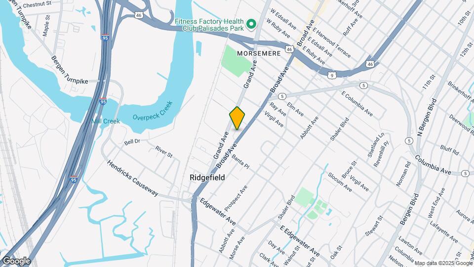 721 Broad Ave Map and Location Details