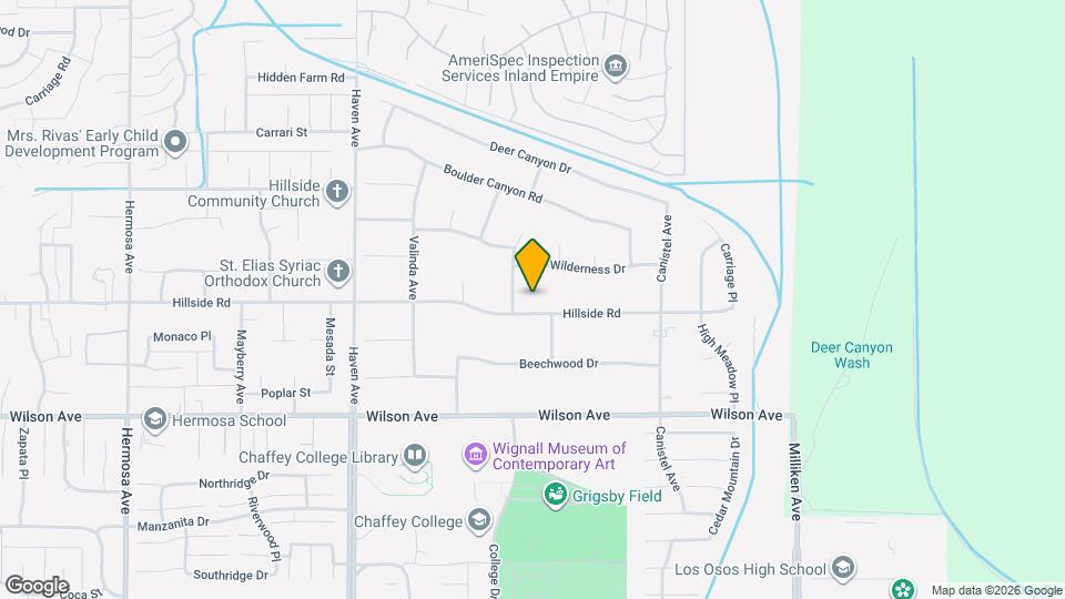 10818 Hillside Rd Mapa y Detalles de la Ubicación