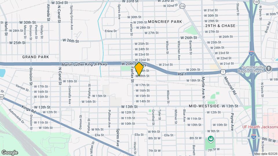1730 W 19th St Map and Location Details