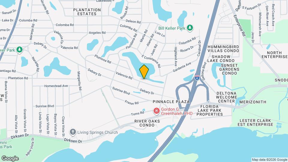 268 Valencia Rd Map and Location Details