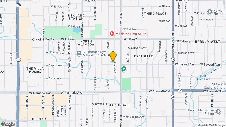 97 S Ingalls St Map and Location Details