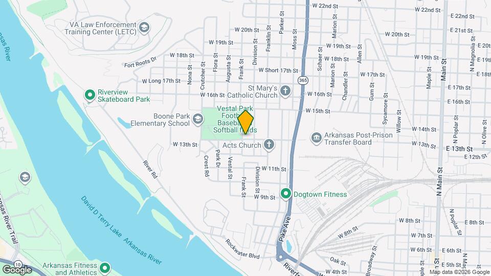 1321 W 13th St Map and Location Details