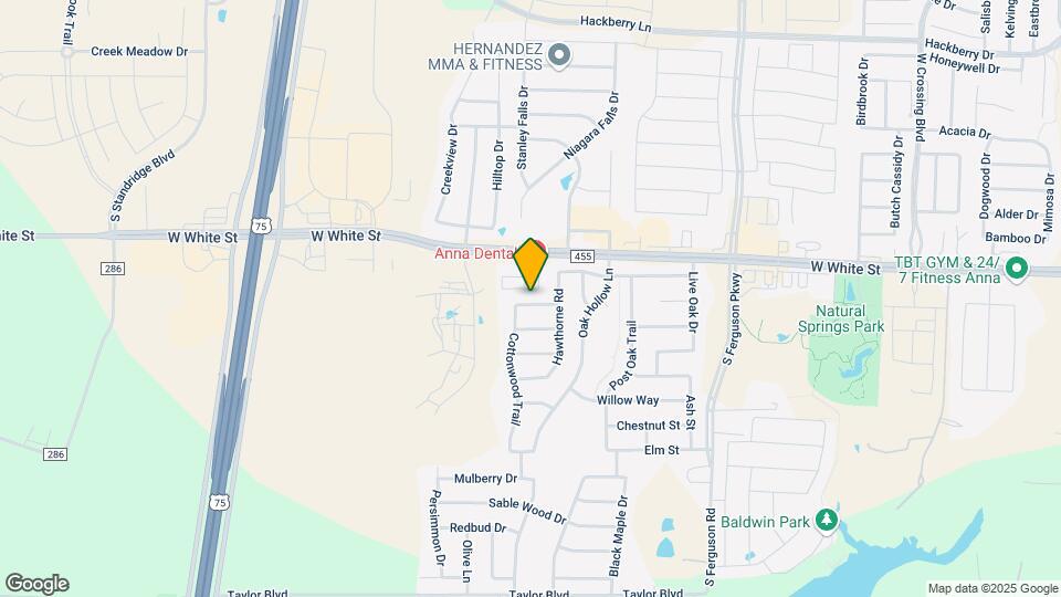 2100 Pine Knoll Way Map and Location Details