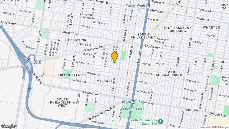 2335 S Chadwick St Map and Location Details