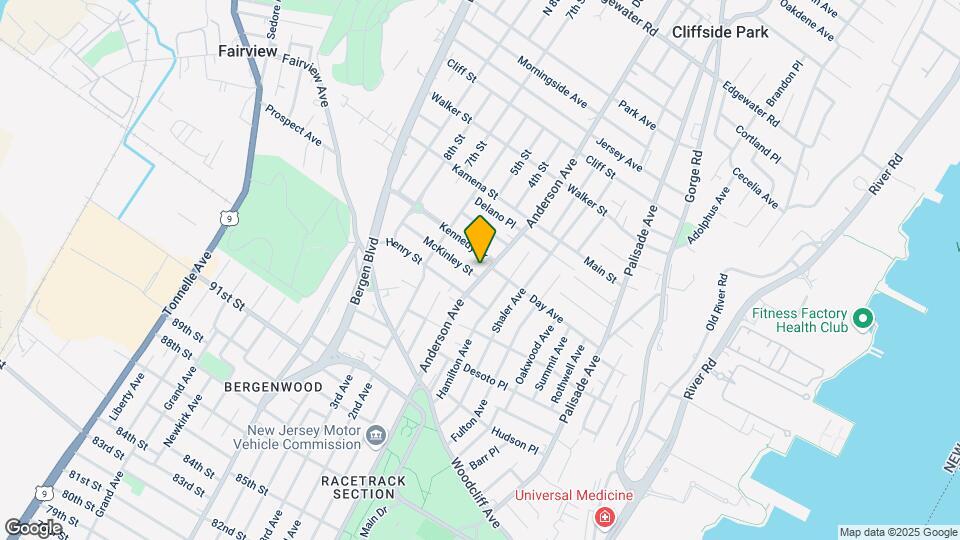 133 Anderson Ave, Unit 2F Map and Location Details