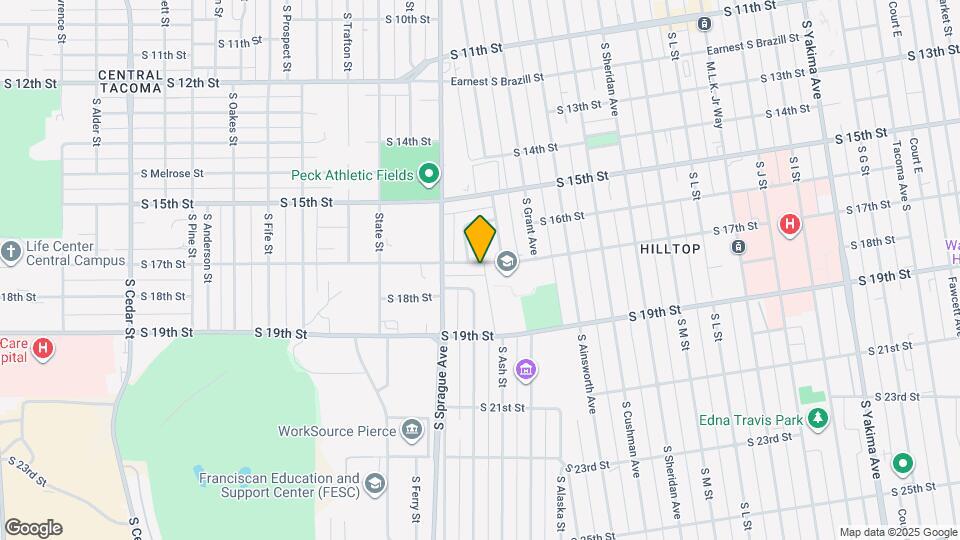 1902 S 17th St Map and Location Details