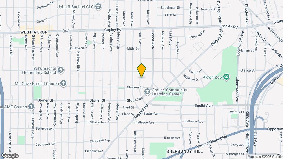 691 Noble Ave Map and Location Details