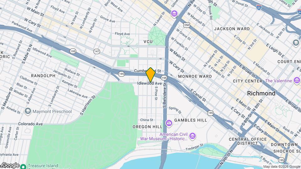 711 Idlewood Ave, Unit 325 Map and Location Details