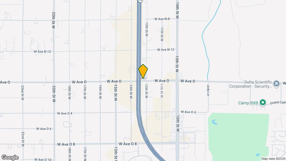 1209 W Ave Q 1, Unit ADU Mapa y Detalles de la Ubicación