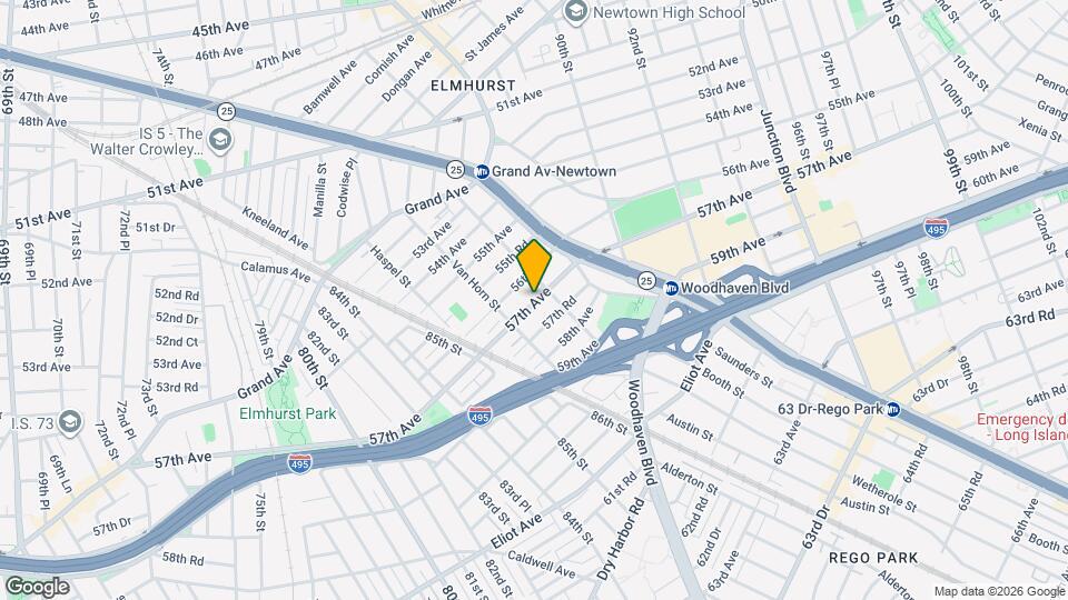 86-31 57th Ave Mapa y Detalles de la Ubicación