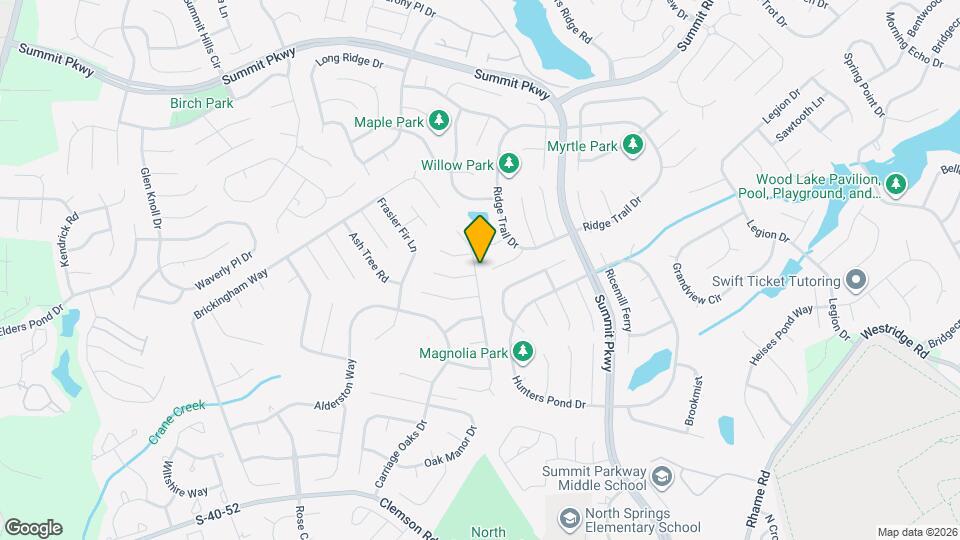 500 Castle Ridge Dr Map and Location Details