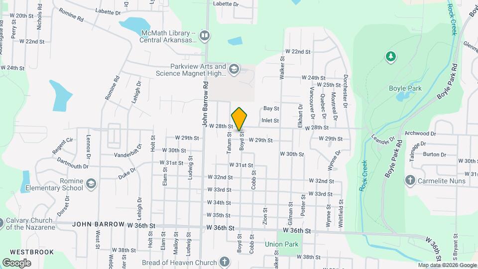2816 Boyd St Map and Location Details