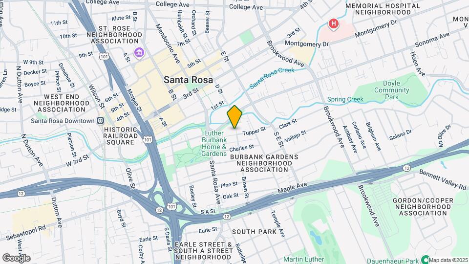 663 Tupper St, Unit A Map and Location Details