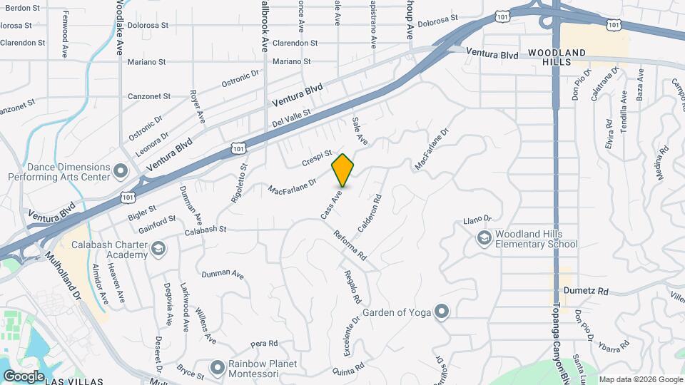 22632 Cass Ave Map and Location Details