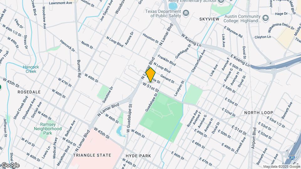 614 W 51st St Map and Location Details