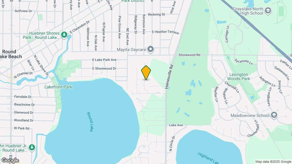 1114 N Oak Terrace Map and Location Details