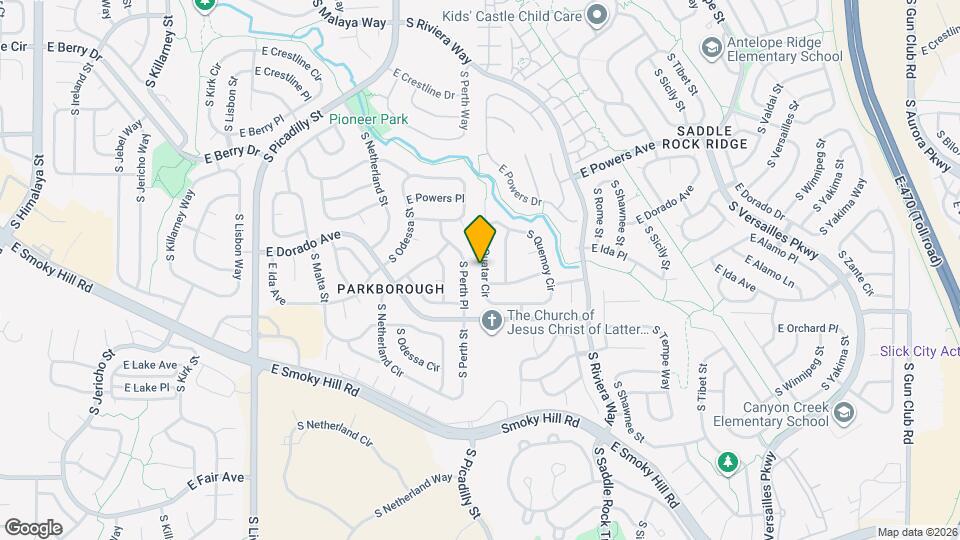 5811 S Quatar Cir Map and Location Details