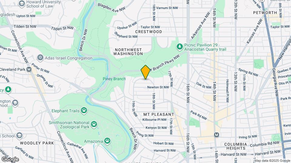 1834 Ingleside Terrace NW Map and Location Details