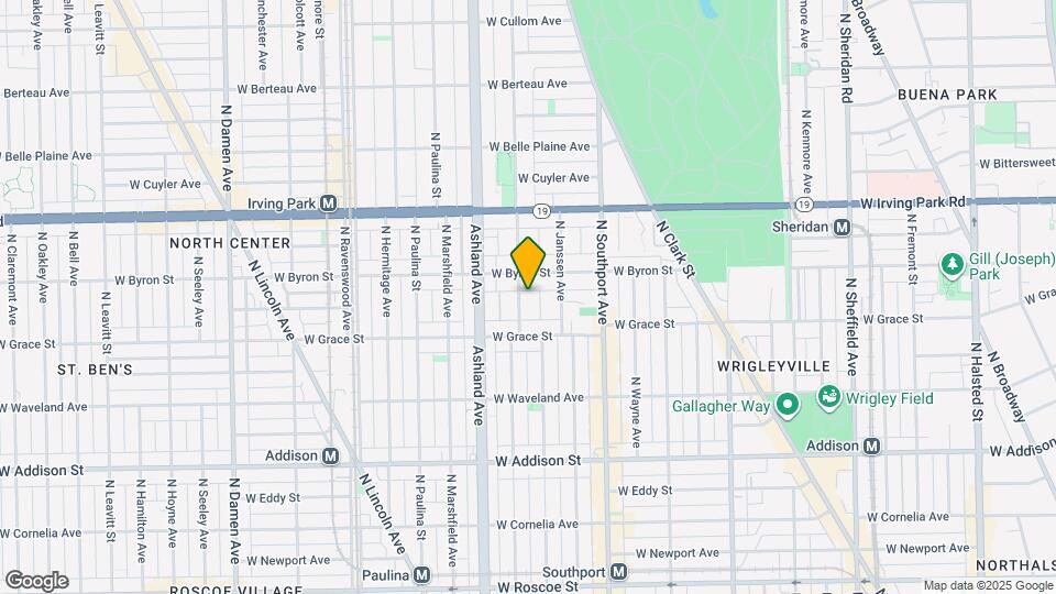 3837 N Greenview Ave, Unit GDN Map and Location Details