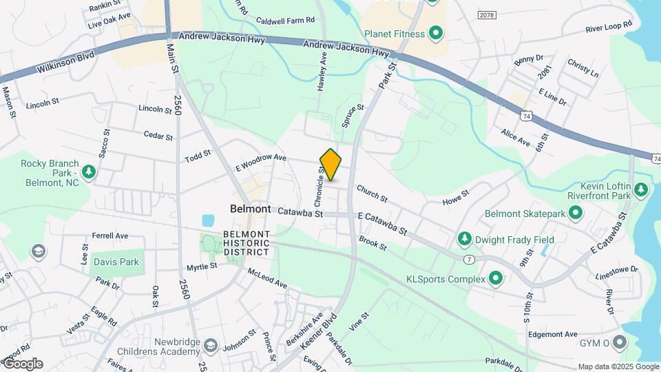 107 Ervin St Map and Location Details