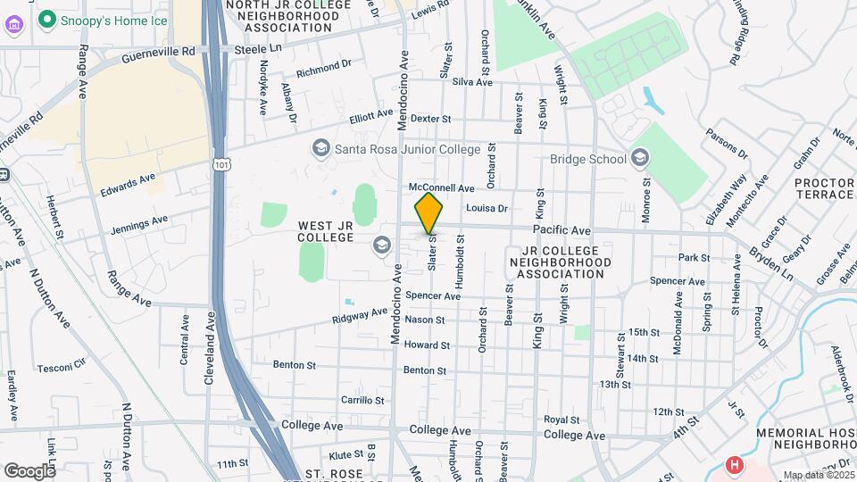 1275 Slater St Mapa y Detalles de la Ubicación
