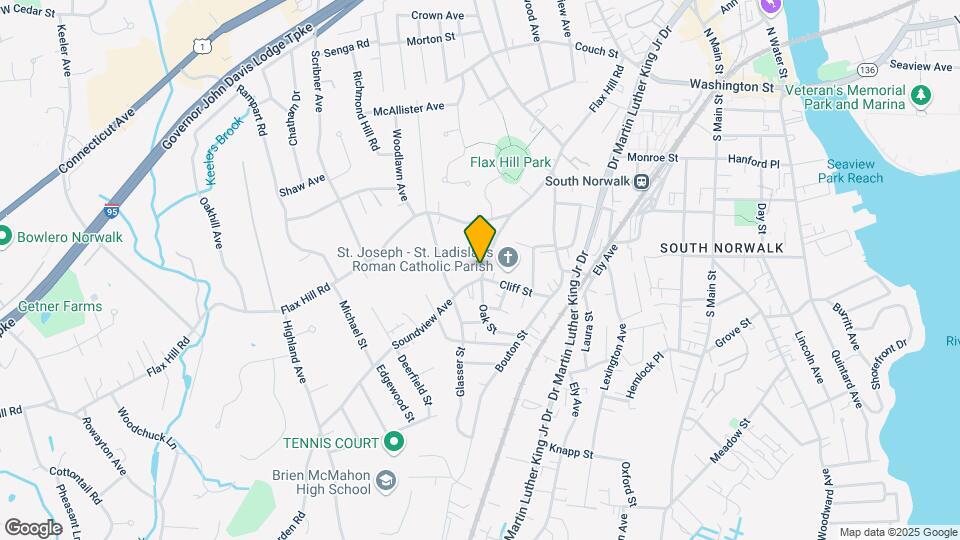 21 Soundview Ave-Unit -1st Fl Map and Location Details