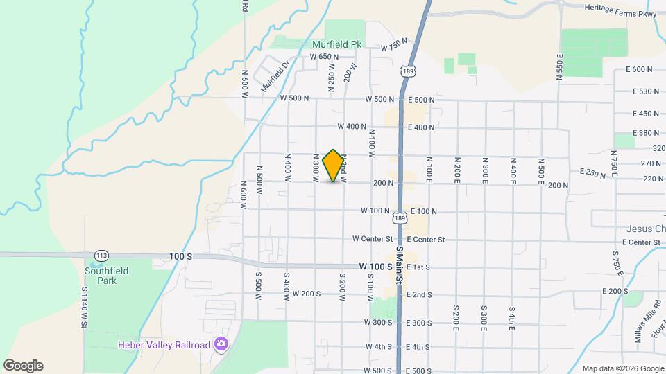 245 W 200 N Map and Location Details