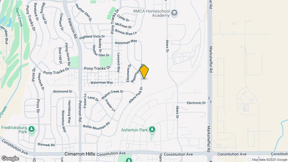 7325 Allens Park Dr Map and Location Details