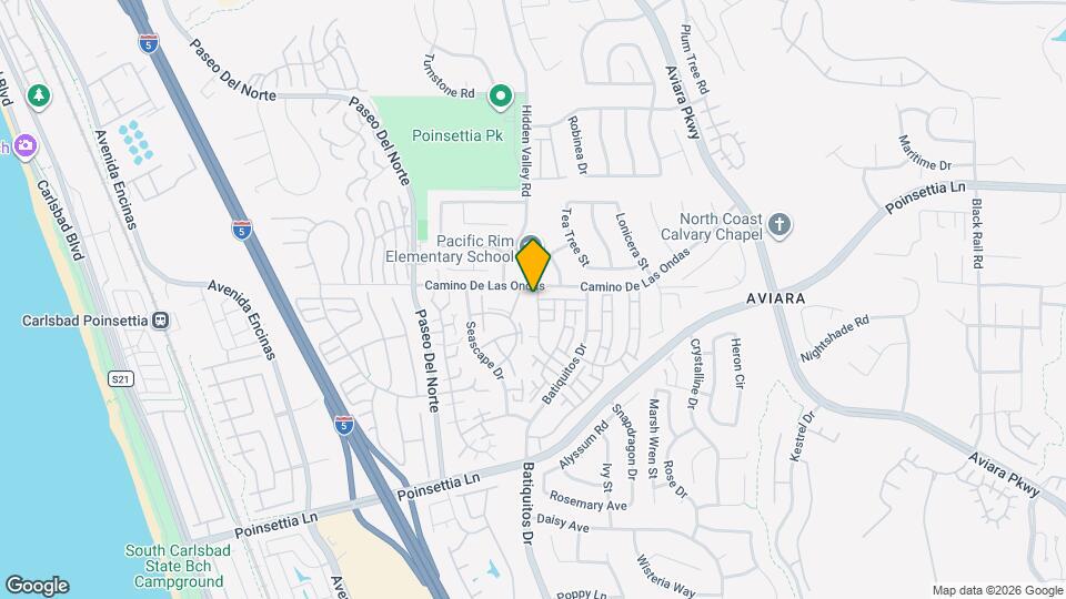 6811 Alderwood Dr Map and Location Details