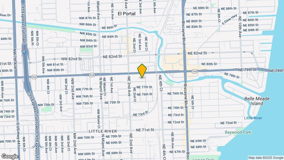 281-299 NE 78th St Map and Location Details
