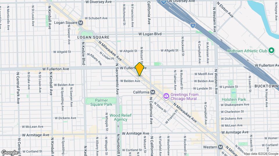2340 N Milwaukee Ave Mapa y Detalles de la Ubicación