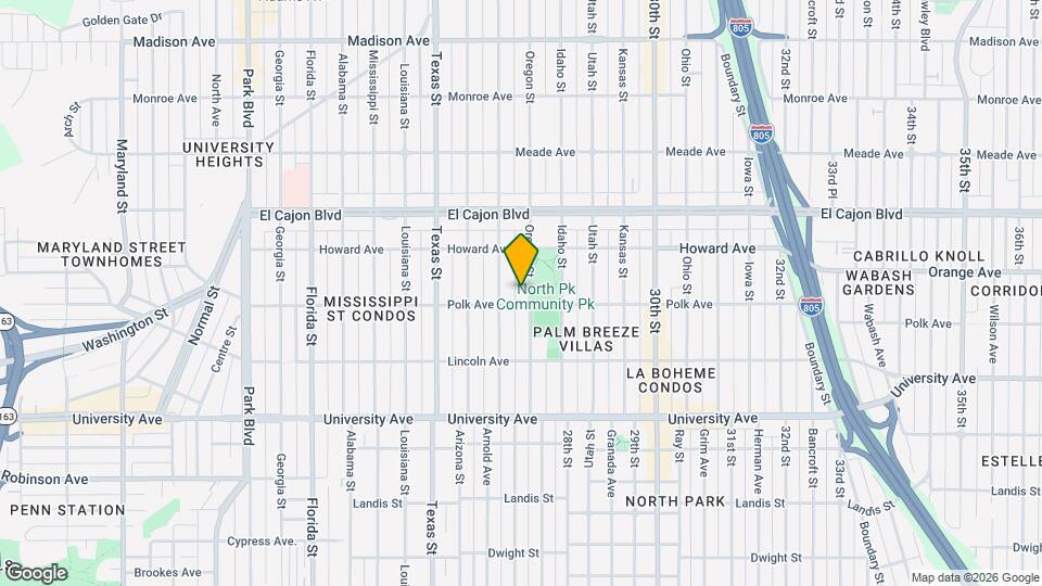 4116 Oregon St Map and Location Details