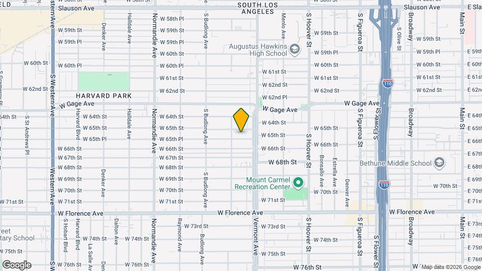 1029 W 65th Pl Map and Location Details