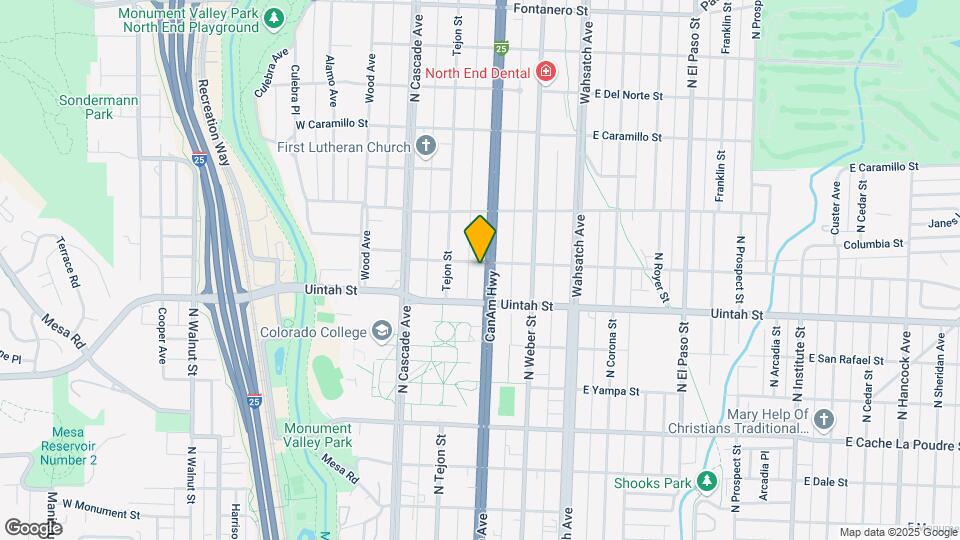 1232 N Nevada Ave Mapa y Detalles de la Ubicación