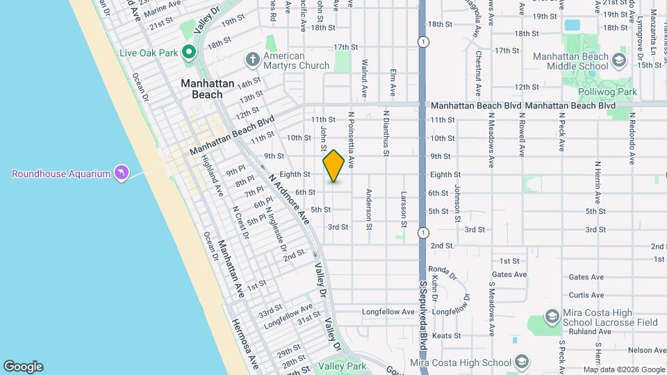 853 6th St Map and Location Details