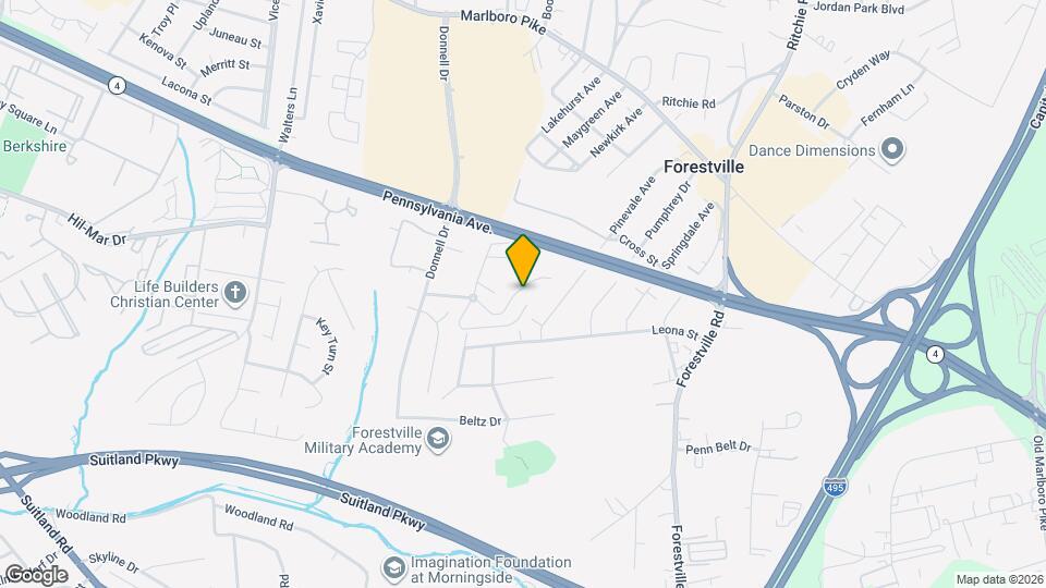 7258 Donnell Pl, Unit B-1 Mapa y Detalles de la Ubicación