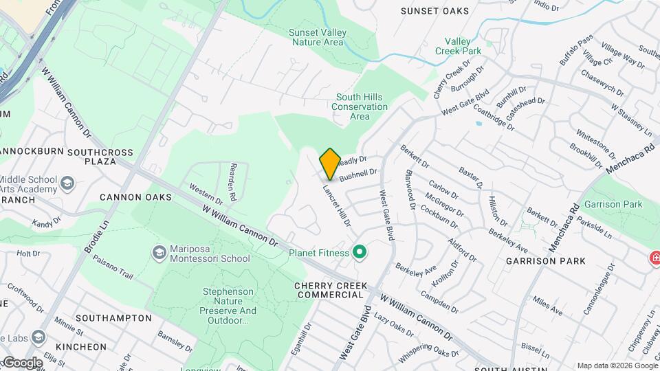 6609 Lancret Hill Dr Map and Location Details