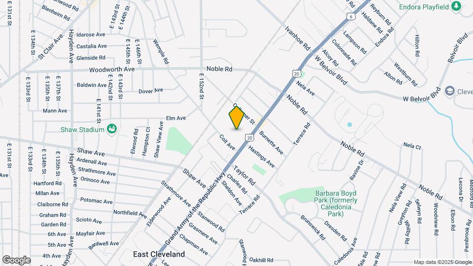 1751 Coit Ave Map and Location Details