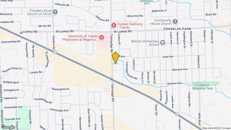 4668 Talmadge Rd Map and Location Details