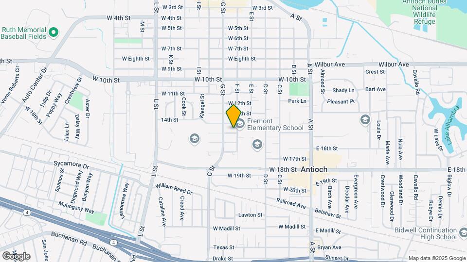 504 W 15th St Map and Location Details